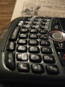 Blackberry Curve Keyboard